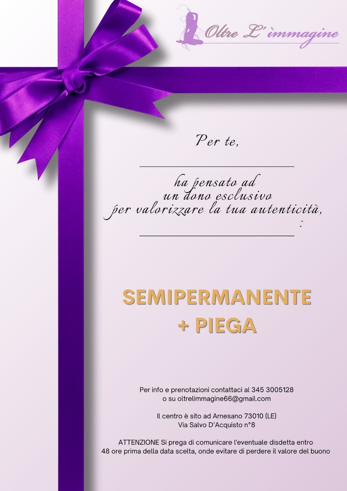 Semipermanente + Piega